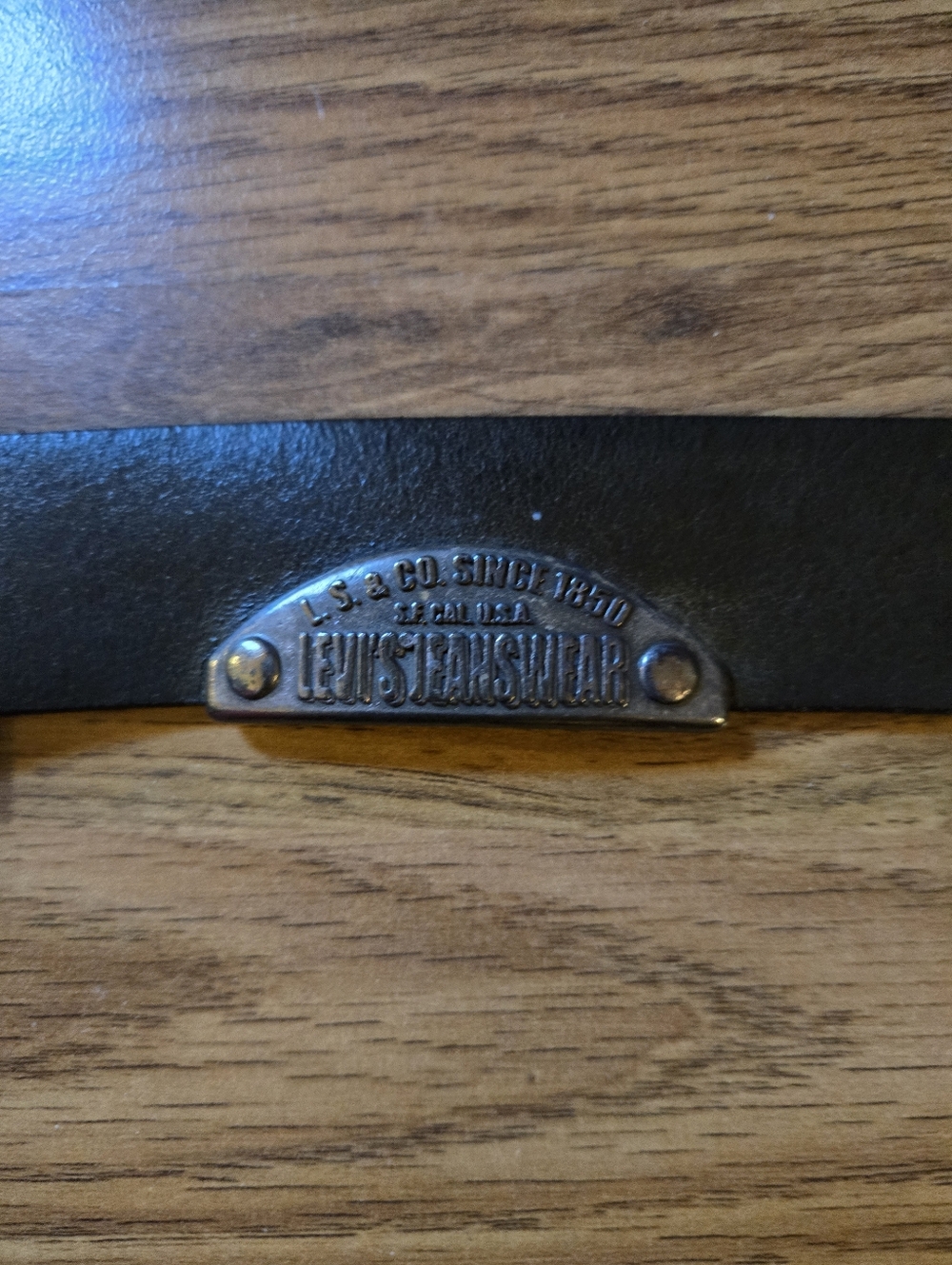 Vintage Levi’s Steerhide Leather Belt – USA – Heavy Duty